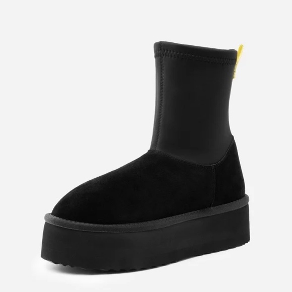 Platform Elastic Ankle Fuzzie - Picture 1 of 6